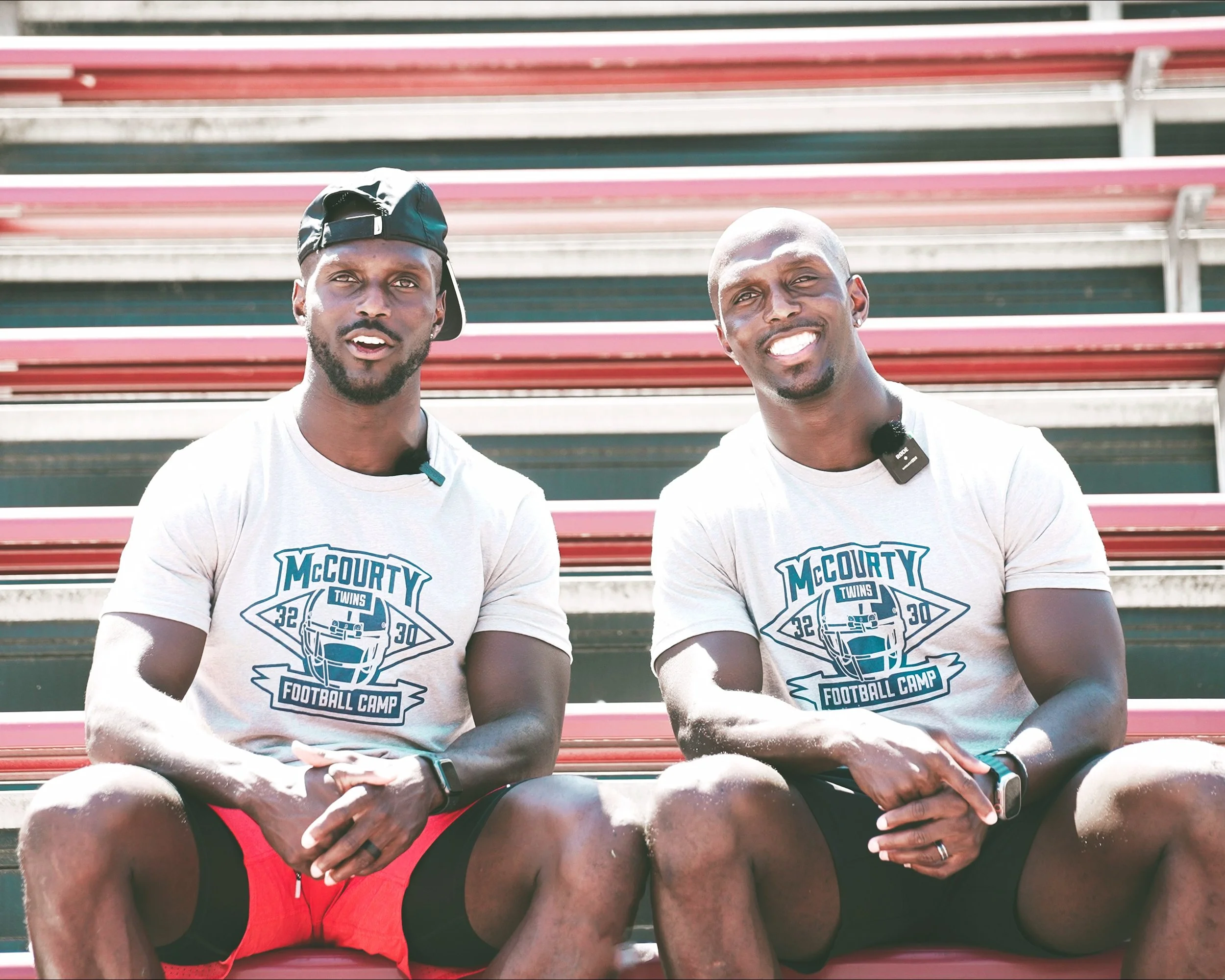 Football Camp — The McCourty Twins